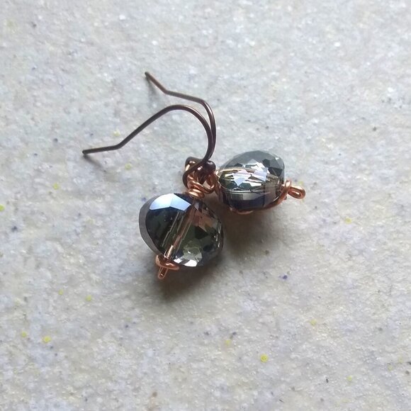 Reversible! Sexy Glam Bling Drop Earrings! Think Clubbing & Festive Evening Wear - Picture 4 of 8